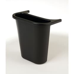 MSC&nbsp;Rubbermaid Side Bin, 5 qt, Polyethylene, Black