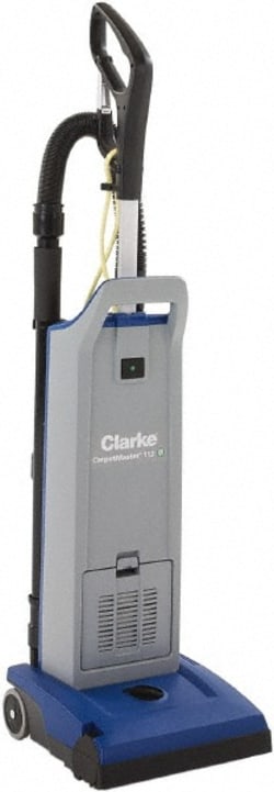 MSC&nbsp;Clarke Upright Vacuum, 11.5 in Cleaning Path, Single Motor, HEPA Filtration