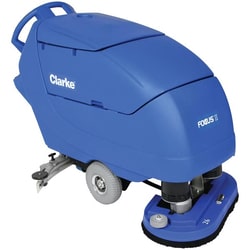 MSC&nbsp;Clarke Cordless Walk Behind Disc Floor Scrubber, 26 in Cleaning Path, 23 gal Capacity, 24 V