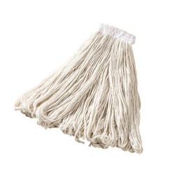 MSC&nbsp;Rubbermaid Commercial Products Wet Mop, Rayon, 24 oz, Looped End, Universal Headband