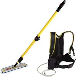 MSC&nbsp;Rubbermaid Finish System Starter Kit, Quick-Connect, Microfiber Head, Finishing Application