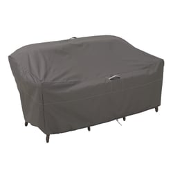 MSC&nbsp;Classic Accessories Patio Sofa/Loveseat Cover, Water-Resistant, 76 in, Dark Taupe
