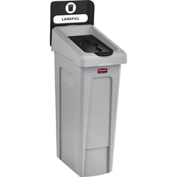 MSC&nbsp;Rubbermaid Recycling Station, 23 gal, Resin, Mixed Recycling