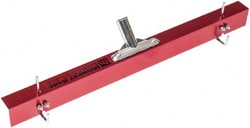 MSC&nbsp;SEYMOUR-MIDWEST Sled Style Gauge Rake, 24 in Wide, Aluminum Head