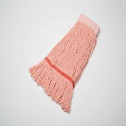 MSC&nbsp;AbilityOne Wet Mop Head, Anti-Microbial, Looped-End, 24 oz, Orange