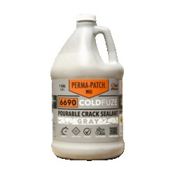 MSC&nbsp;Perma-Patch Crack Sealant, Cold Pour, Gray, 1 Gallon