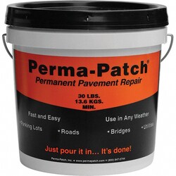 MSC&nbsp;Perma-Patch Crack Filler, Asphaltic, Gray, 1 gal, Ultra-low Modulus