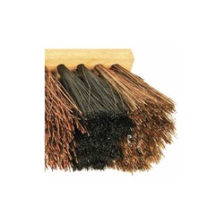 MSC&nbsp;Osborn Push Broom, 30 in Wide, Styrene Bristle, Wood Block