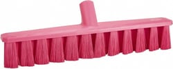 MSC&nbsp;Vikan UST Broom, 15-1/4 in, Stiff, Polyester, Pink