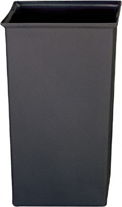MSC&nbsp;Rubbermaid 35.5 Gal Square Polyethylene Rigid Trash Can Liner, Gray