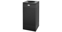 MSC&nbsp;Rubbermaid Commercial Products Waste Container, 20 Gallon, Textured Black, Steel