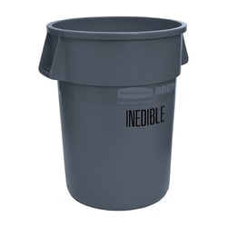 MSC&nbsp;Rubbermaid Food Handling Container, 32 gal, Resin, Round, NSF 2
