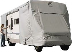 MSC&nbsp;Classic Accessories Over Drive PermaPRO Class C RV Cover, Ripstop Fabric, 20-23 ft. Long, 122 in. High, Grey
