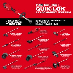 MSC&nbsp;Milwaukee Tool Power Head, M18 FUEL, QUIK-LOK