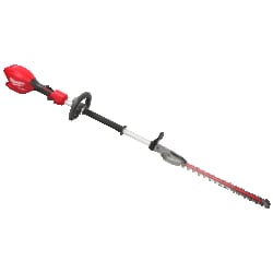 MSC&nbsp;Milwaukee Tool Short Pole Hedge Trimmer, M18 FUEL, 20 in Blade, 1 in Cut Capacity