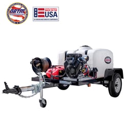 MSC&nbsp;SIMPSON Mobile Trailer Pressure Washer, 4200 PSI, 4 GPM, Gasoline