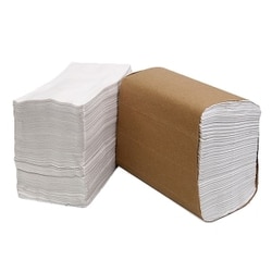 MSC&nbsp;AbilityOne Paper Napkin, 10 x 13-1/4 in, White, 10,000 Count