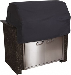 MSC&nbsp;Classic Accessories Grill Top Protective Cover, Polyester, 32 x 26 x 24 in, Black