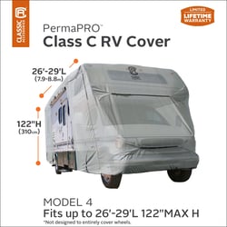 MSC&nbsp;Classic Accessories RV Cover, PermaPRO, Class C, Ripstop Fabric