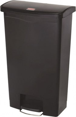 MSC&nbsp;Rubbermaid Step-On Container, 18 Gallon, Rectangle, Resin
