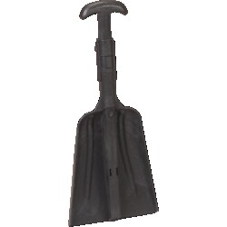 MSC&nbsp;Vikan Collapsible Emergency Blade Shovel, ABS, 36.5 in, Black