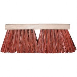 MSC&nbsp;PFERD Flat Wire Heavy Sweep Broom, Flat Steel Wire, 18 in Width, 5 in Trim Length