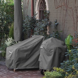 MSC&nbsp;Classic Accessories Patio Day Chaise Lounge Cover, Water-Resistant, Dark Taupe/Mushroom/Espresso