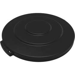 MSC&nbsp;Carlisle Waste Bin Lid, Polyethylene, 10 Gallon, Round, Black