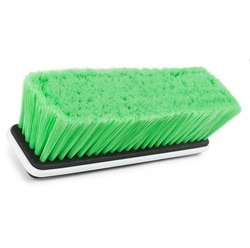 MSC&nbsp;Harper Wash Brush Head, 10 in, Nylon Bristles, Bumpered