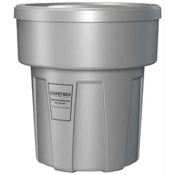 MSC&nbsp;Cortech USA Trash Can, 30 gal, Round, Flame Retardant
