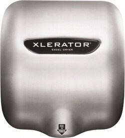 MSC&nbsp;Excel Dryer Hand Dryer, Stainless Steel, HEPA Filtration, 110V