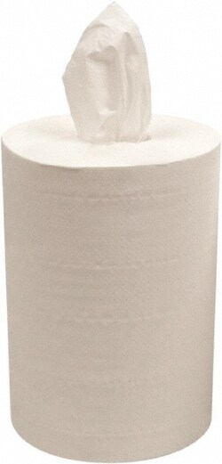 MSC&nbsp;PRO-SOURCE Cleaning Wipes, Dry, Center-Pull Roll, 9 x 15 in, White