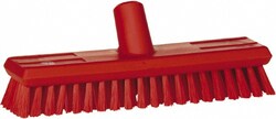 MSC&nbsp;Vikan Deck Scrub, Waterfed, 10-3/4 in, Medium, Red