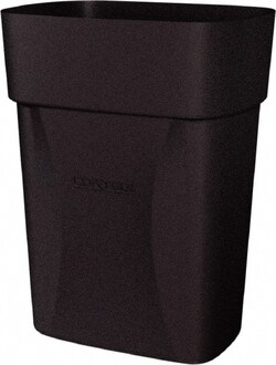 MSC&nbsp;Cortech USA Trash Can, 3.5 gal, Rectangular, Polyethylene, Flame Retardant