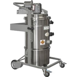 MSC&nbsp;Tiger-Vac Explosion-Proof HEPA Cleaner, Electric, 6.6 gal Capacity, Stainless Steel Tank