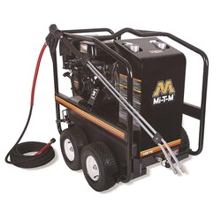 MSC&nbsp;Mi-T-M Hot Water Gas Pressure Washer, 3000 psi, 2.9 gpm, Honda Engine