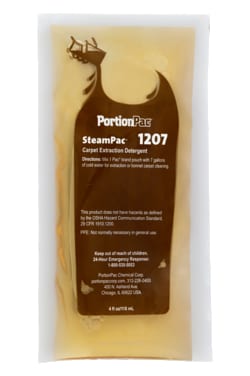 MSC&nbsp;PortionPac Carpet Extraction Detergent, CRI Certified, Green Seal Certified