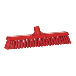 MSC&nbsp;Vikan Push Broom Head, 16 1/8 inch, Soft/Stiff, Polypropylene, Polyester