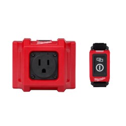 MSC&nbsp;Milwaukee Wireless Dust Control Adapter & Remote Kit, Corded Vacuum, Quick Pairing, Single Outlet