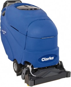 MSC&nbsp;Clarke Carpet Extractor, 24 in Cleaning Width, 20 gal Tank Capacity, Battery Powered, Walk Behind