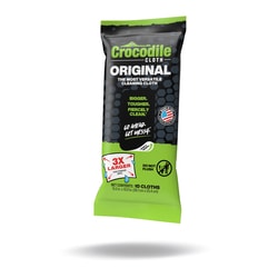 MSC&nbsp;Crocodile Cloth Cleaning Wipes, Heavy Duty, 15 x 10 in, 10 Count