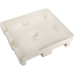 MSC&nbsp;Vikan Aero Tote Tub Lid, 41.2 in, White, Polyethylene
