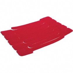 MSC&nbsp;Value Collection Hook & Loop Cable Tie, 6 in, Red, 0.5 in