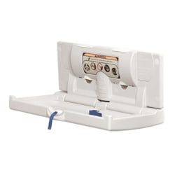 MSC&nbsp;World Dryer Baby Changing Station, High-Density Polyethylene, Surface-Mounted, ADA Compliant