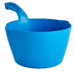 MSC&nbsp;Vikan Round Bowl Scoop, Polypropylene, 67.6 Fl oz, Blue