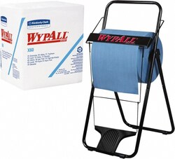 MSC&nbsp;WypAll Shop Towel/Industrial Wipes, Quarter-fold, 12 in, White, 76 Sheet/Pack