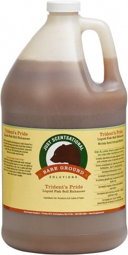 MSC&nbsp;Bare Ground Solutions Fish Fertilizer, Liquid, 1 Gallon, Lawns, Crops & Gardens