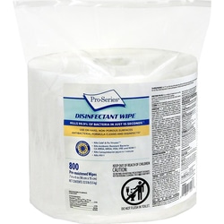 MSC&nbsp;Pro-Series Wipers Disinfecting Wipes, Pre-Moistened, Refill Roll, 800 Sheets, White