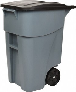 MSC&nbsp;Cortech USA Trash Can, 25 gal Capacity, Round, Polyethylene