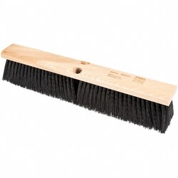 MSC&nbsp;PFERD Sweep Floor Brush, Synthetic, 18 in x 3 in, Yellow
